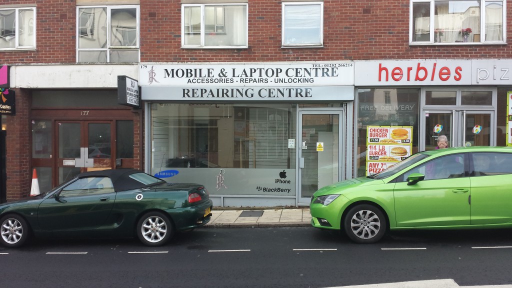 SHOP IN ALDERSHOT LET TO HAIR DRESSER Emberson & Co